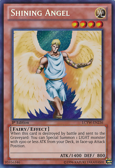 Shining Angel [LCYW-EN236] Secret Rare | Clutch Gaming