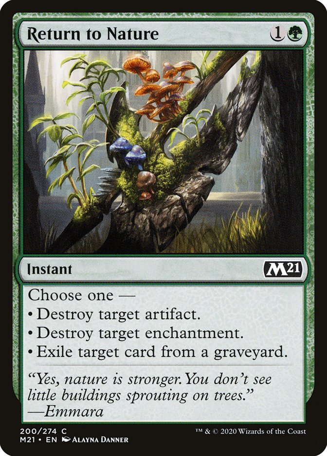 Return to Nature [Core Set 2021] | Clutch Gaming