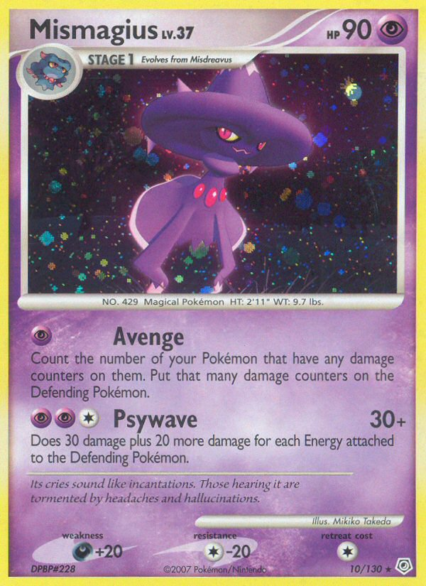 Mismagius (10/130) [Diamond & Pearl: Base Set] | Clutch Gaming