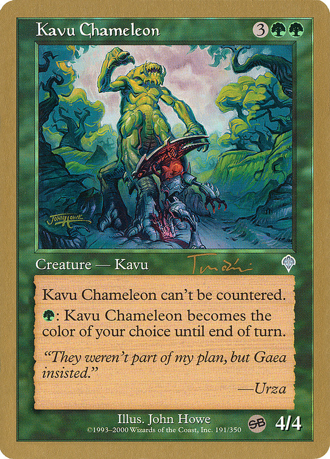 Kavu Chameleon (Jan Tomcani) (SB) [World Championship Decks 2001] | Clutch Gaming