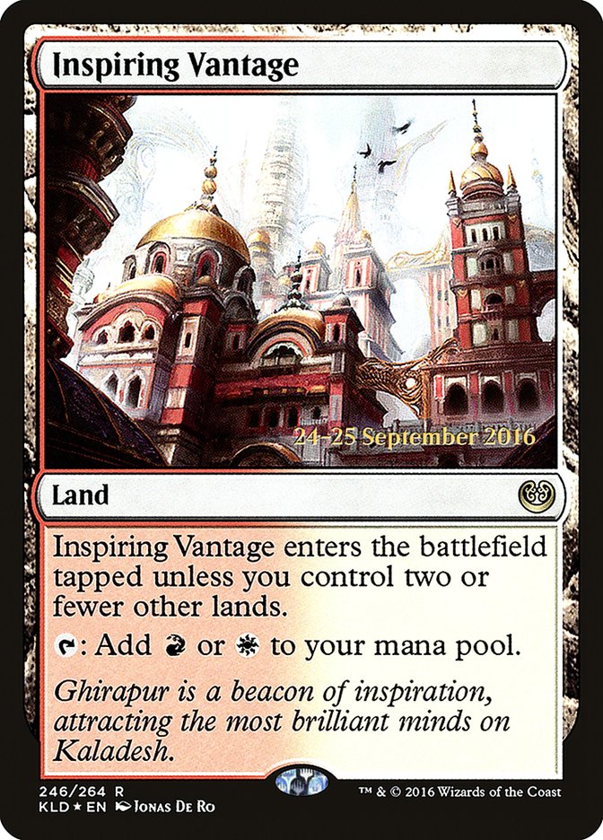 Inspiring Vantage [Kaladesh Prerelease Promos] | Clutch Gaming