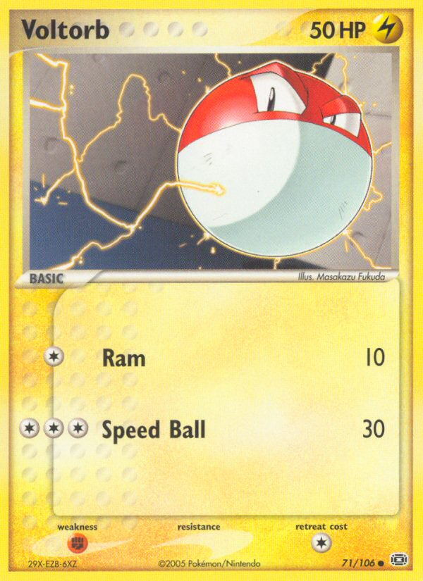 Voltorb (71/106) [EX: Emerald] | Clutch Gaming