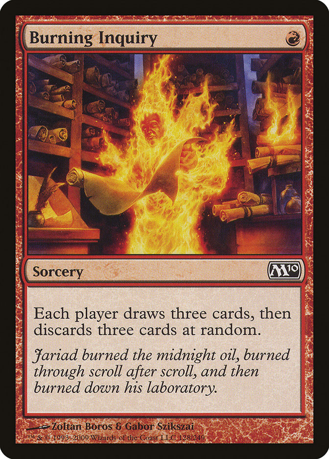 Burning Inquiry [Magic 2010] | Clutch Gaming