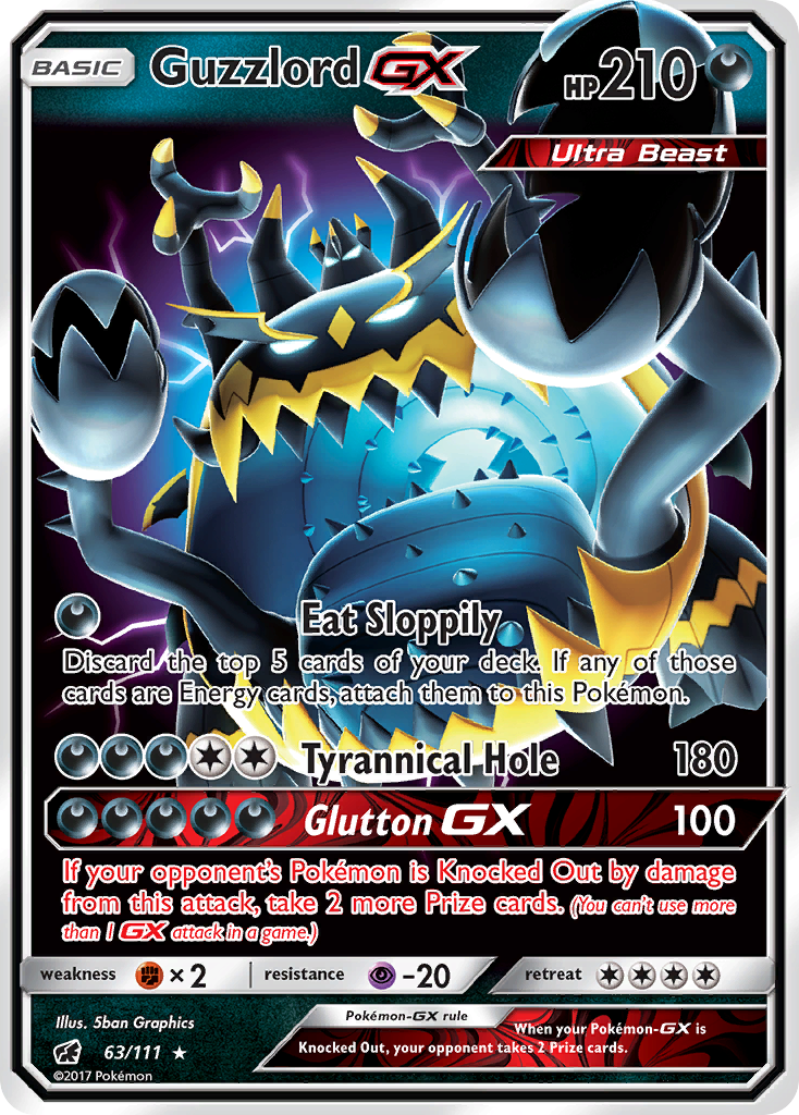 Guzzlord GX (63/111) [Sun & Moon: Crimson Invasion] | Clutch Gaming