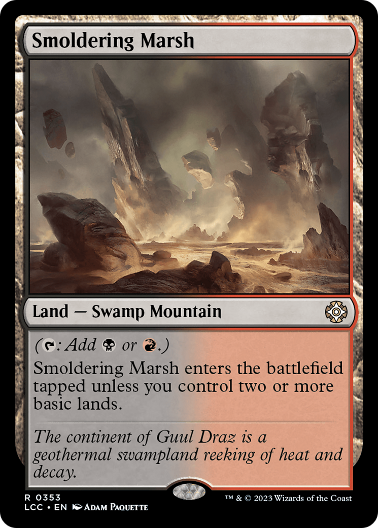 Smoldering Marsh [The Lost Caverns of Ixalan Commander] | Clutch Gaming