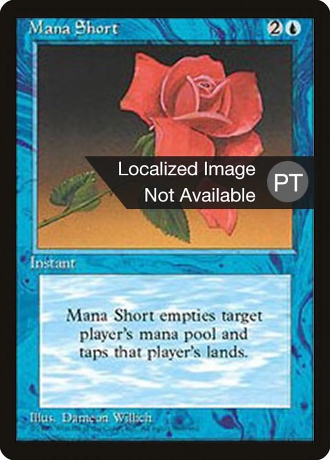 Mana Short [Fourth Edition (Foreign Black Border)] | Clutch Gaming