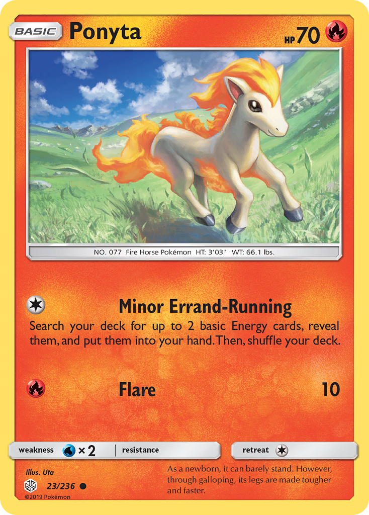 Ponyta (23/236) [Sun & Moon: Cosmic Eclipse] | Clutch Gaming