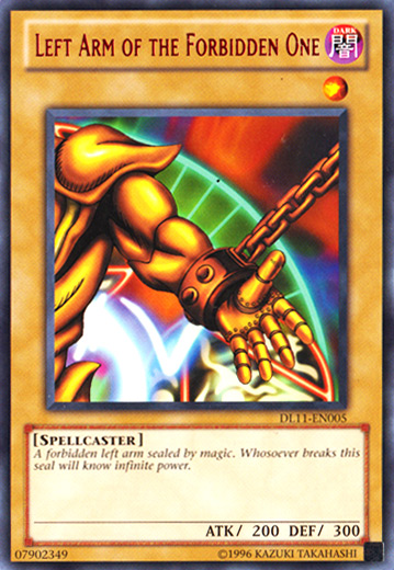 Left Arm of the Forbidden One (Red) [DL11-EN005] Rare | Clutch Gaming