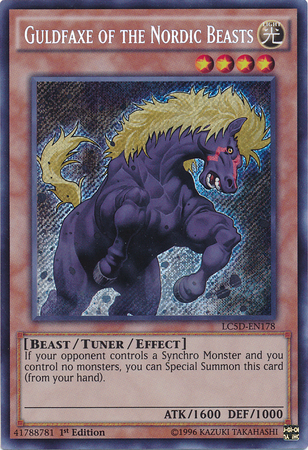 Guldfaxe of the Nordic Beasts [LC5D-EN178] Secret Rare | Clutch Gaming