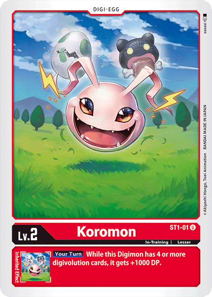 Koromon [ST1-01] [Starter Deck: Gaia Red] | Clutch Gaming