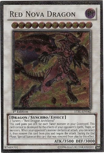 Red Nova Dragon [STBL-EN042] Ultimate Rare | Clutch Gaming