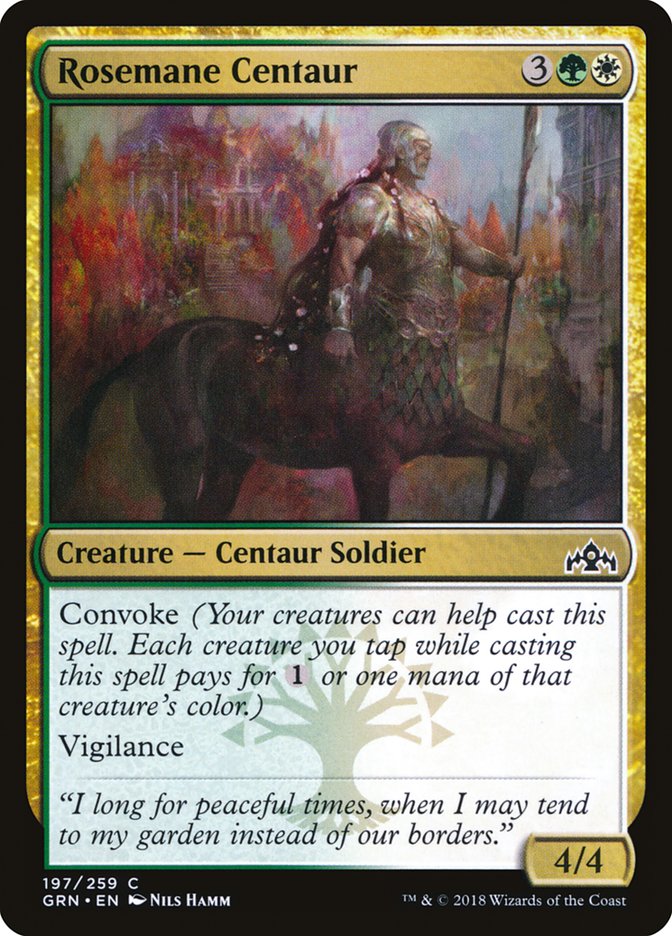 Rosemane Centaur [Guilds of Ravnica] | Clutch Gaming