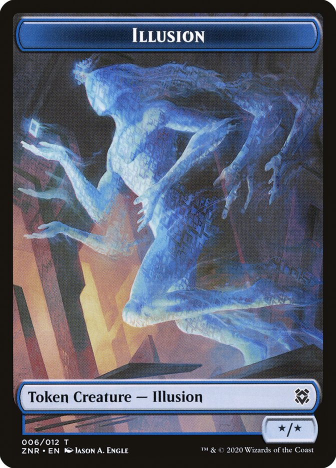 Illusion Token [Zendikar Rising Tokens] | Clutch Gaming