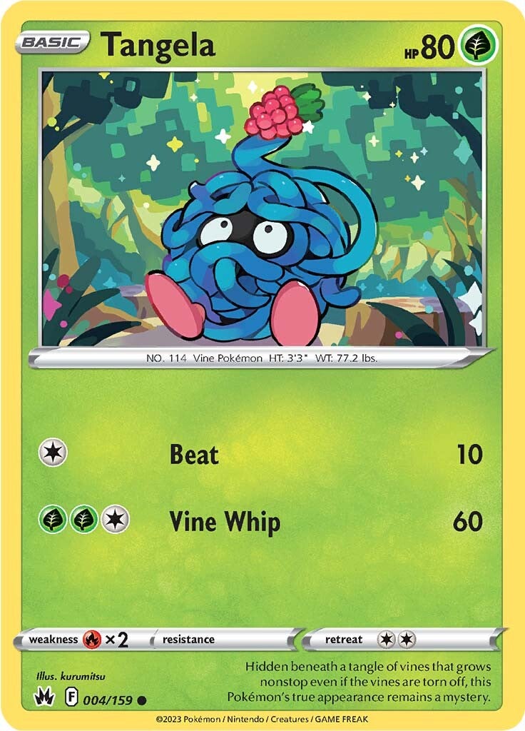 Tangela (004/159) [Sword & Shield: Crown Zenith] | Clutch Gaming