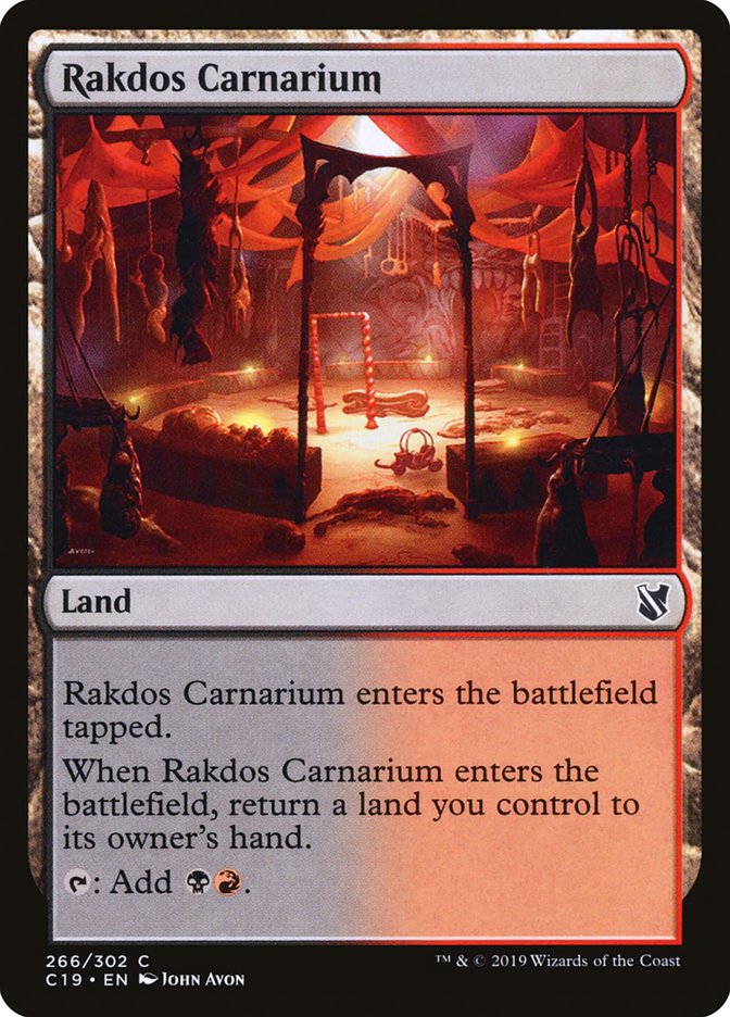 Rakdos Carnarium [Commander 2019] | Clutch Gaming