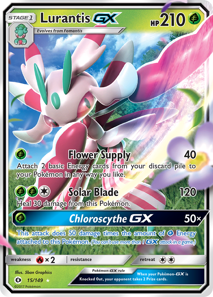 Lurantis GX (15/149) [Sun & Moon: Base Set] | Clutch Gaming