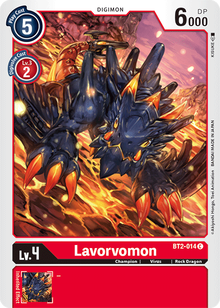 Lavorvomon [BT2-014] [Release Special Booster Ver.1.5] | Clutch Gaming