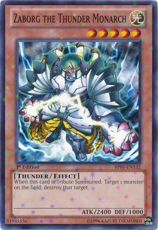 Zaborg the Thunder Monarch [BP01-EN132] Starfoil Rare | Clutch Gaming