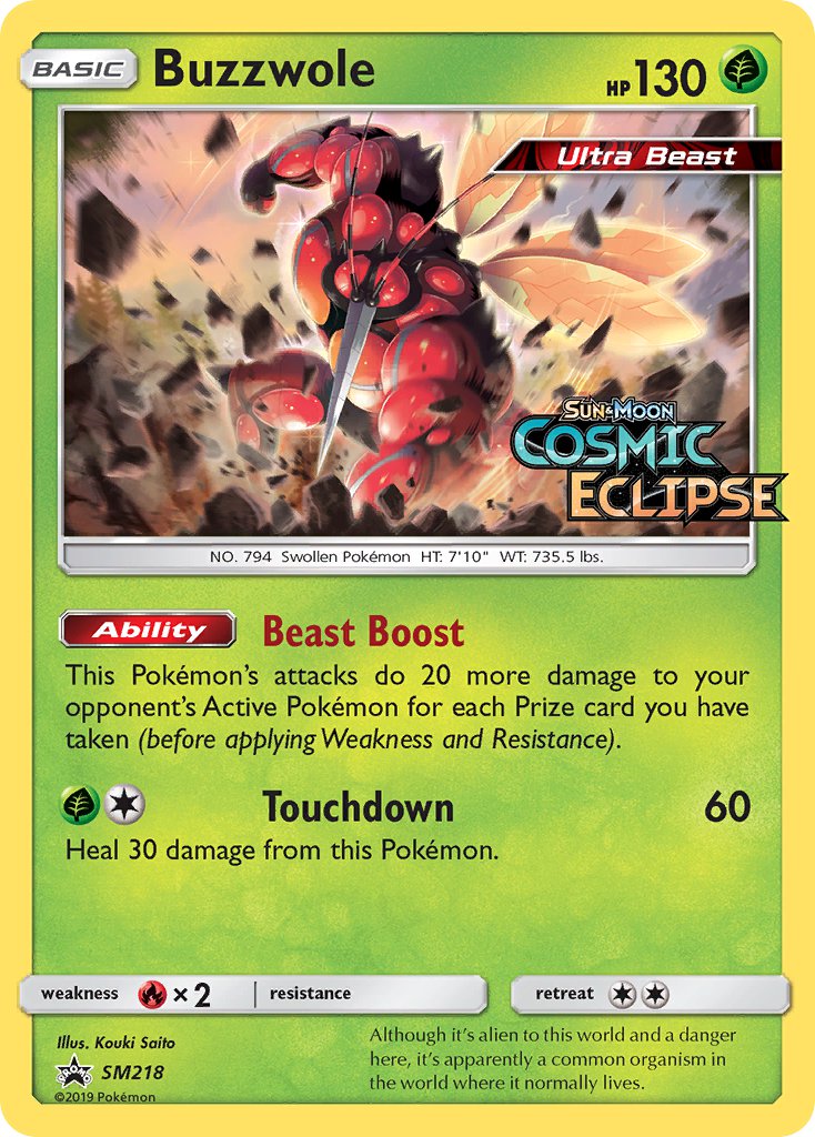 Buzzwole (SM218) [Sun & Moon: Black Star Promos] | Clutch Gaming