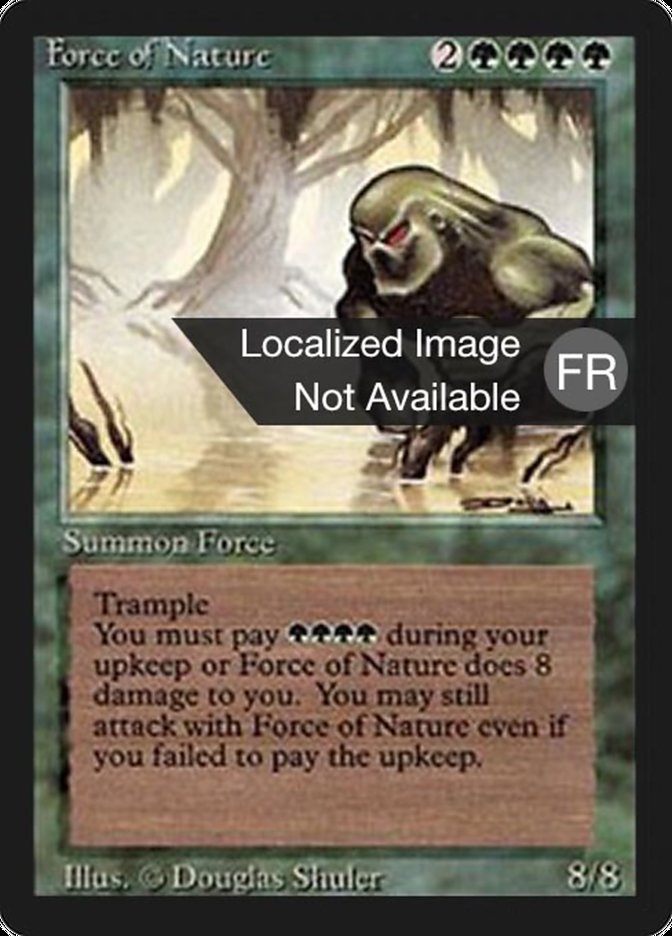 Force of Nature [Foreign Black Border] | Clutch Gaming