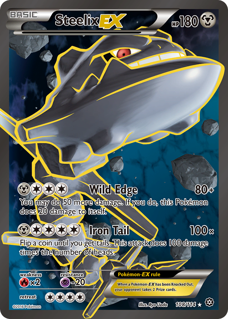 Steelix EX (108/114) [XY: Steam Siege] | Clutch Gaming