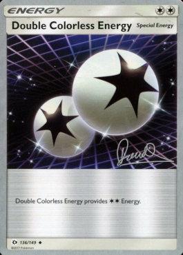 Double Colorless Energy (136/149) (Infinite Force - Diego Cassiraga) [World Championships 2017] | Clutch Gaming