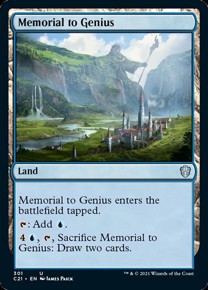 Memorial to Genius [Commander 2021] | Clutch Gaming