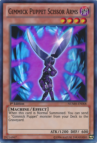 Gimmick Puppet Scissor Arms [NUMH-EN008] Super Rare | Clutch Gaming