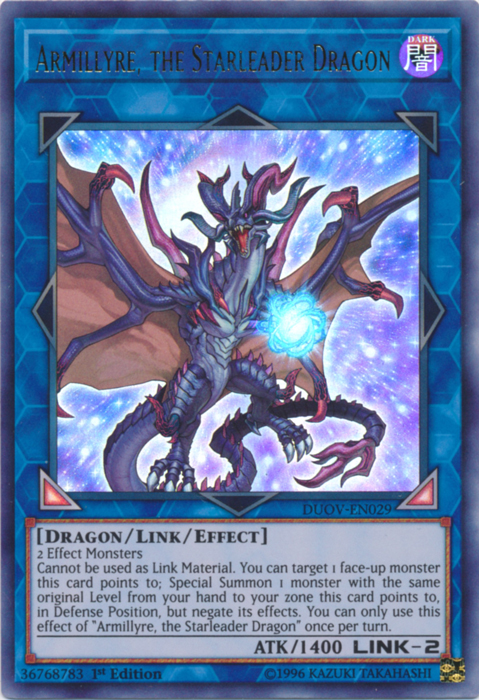 Armillyre, the Starleader Dragon [DUOV-EN029] Ultra Rare | Clutch Gaming