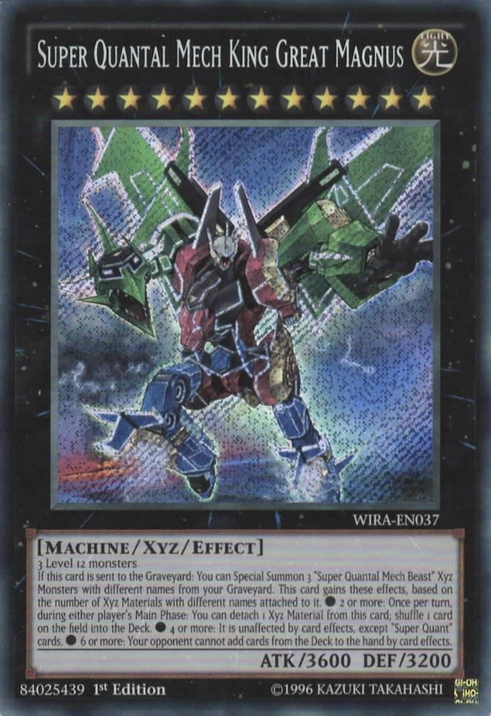 Super Quantal Mech King Great Magnus [WIRA-EN037] Secret Rare | Clutch Gaming