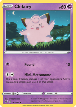 Clefairy (063/185) [Sword & Shield: Vivid Voltage] | Clutch Gaming