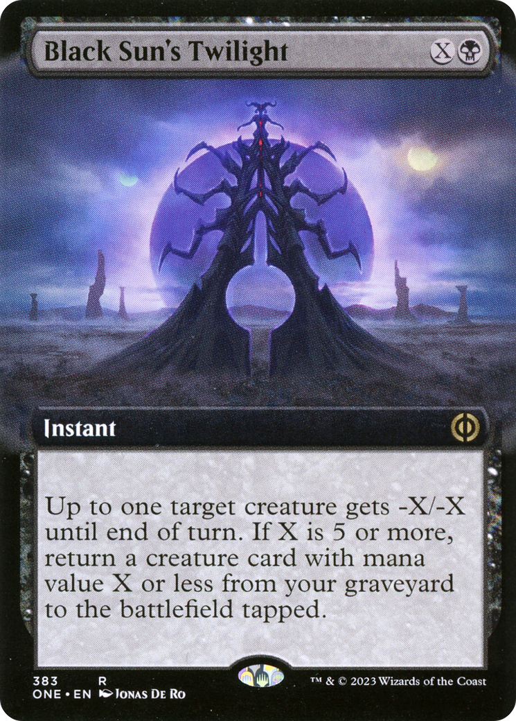 Black Sun's Twilight (Extended Art) [Phyrexia: All Will Be One] | Clutch Gaming