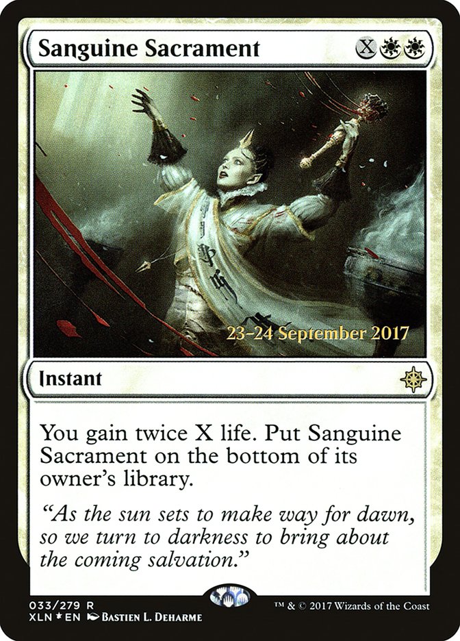 Sanguine Sacrament [Ixalan Prerelease Promos] | Clutch Gaming