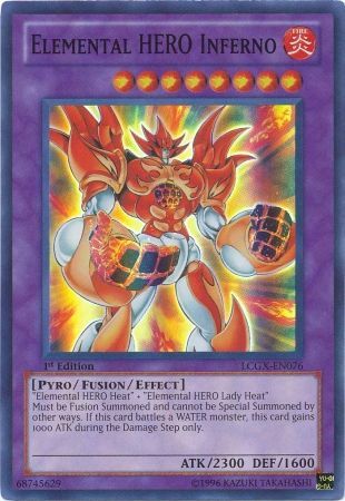 Elemental HERO Inferno [LCGX-EN076] Super Rare | Clutch Gaming