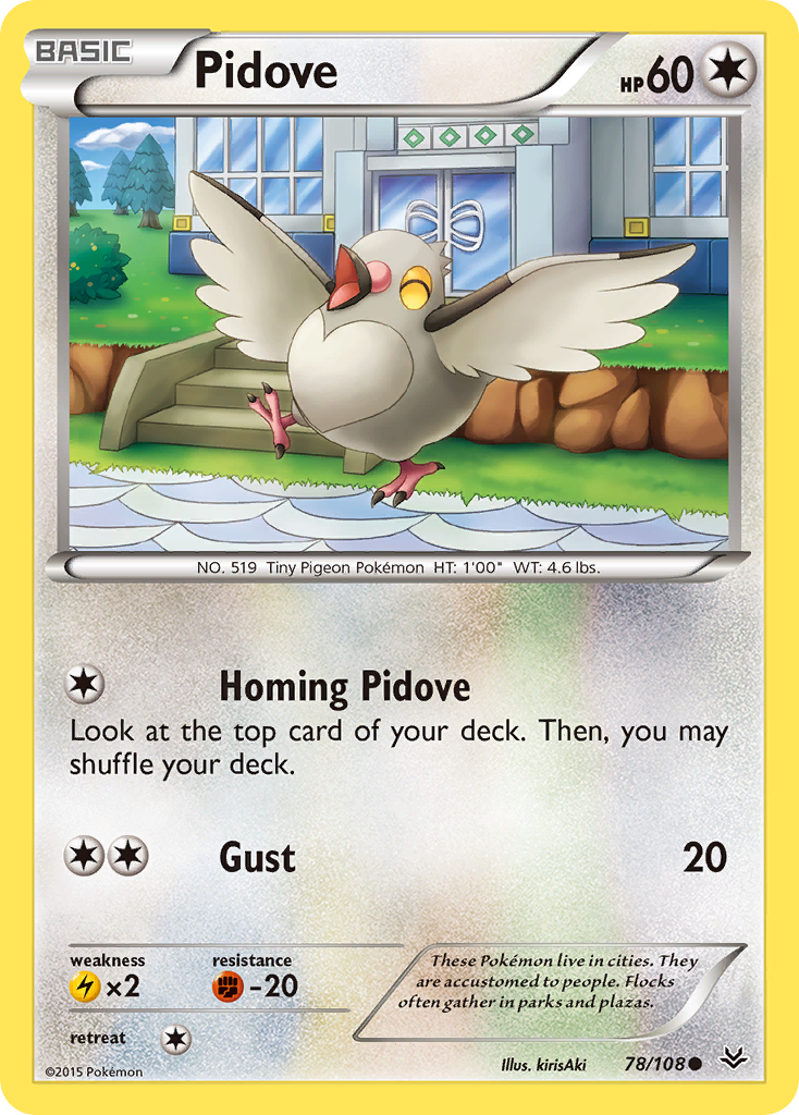 Pidove (78/108) [XY: Roaring Skies] | Clutch Gaming