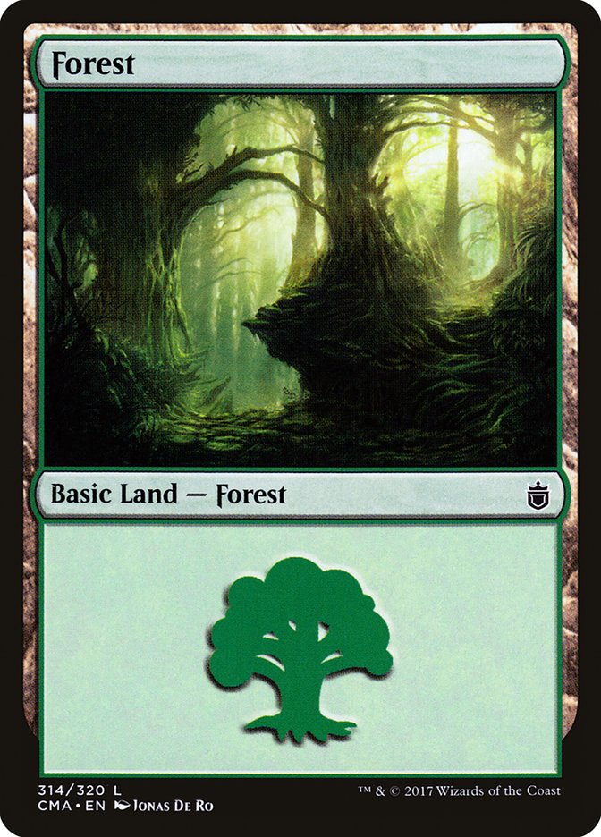 Forest (314) [Commander Anthology] | Clutch Gaming