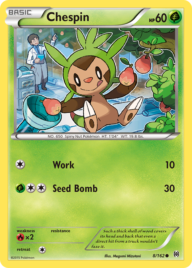 Chespin (8/162) [XY: BREAKthrough] | Clutch Gaming