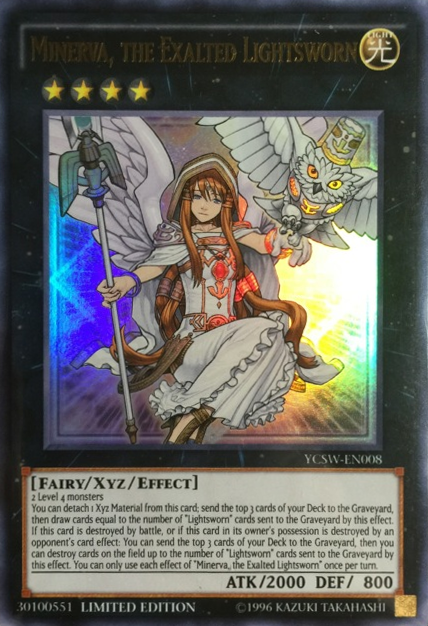 Minerva, the Exalted Lightsworn [YCSW-EN008] Ultra Rare | Clutch Gaming