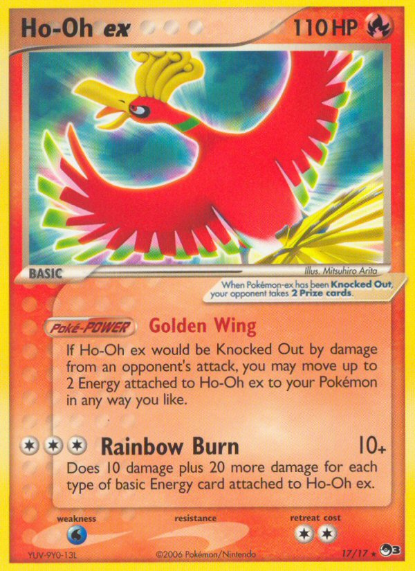 Ho-Oh ex (17/17) (Holo) [POP Series 3] | Clutch Gaming