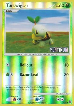 Turtwig (77/100) [Burger King Promos: 2009 Collection] | Clutch Gaming