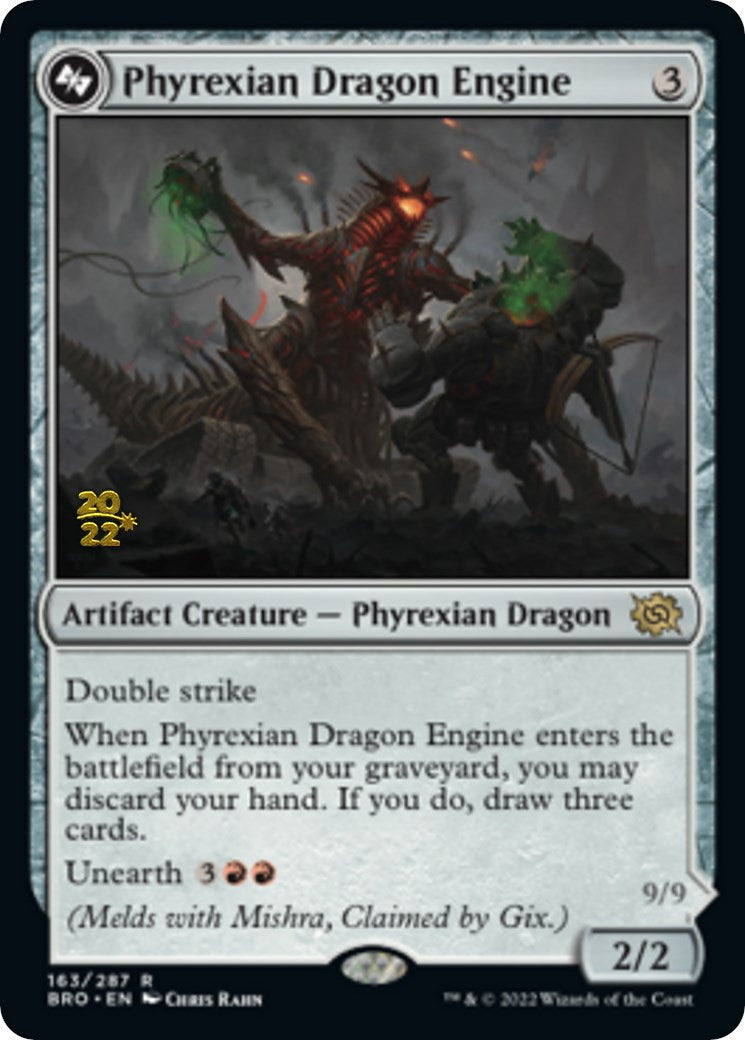 Phyrexian Dragon Engine [The Brothers' War Prerelease Promos] | Clutch Gaming