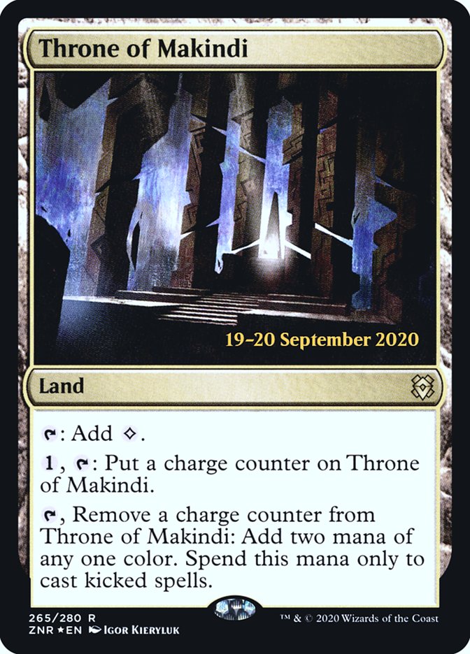 Throne of Makindi [Zendikar Rising Prerelease Promos] | Clutch Gaming