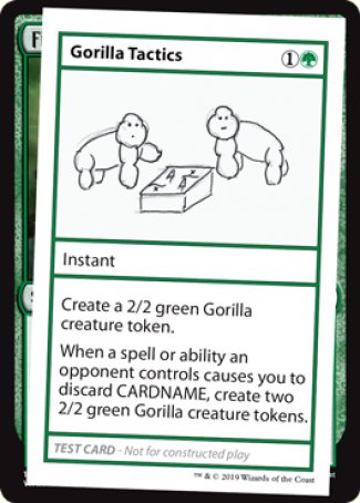 Gorilla Tactics (2021 Edition) [Mystery Booster Playtest Cards] | Clutch Gaming