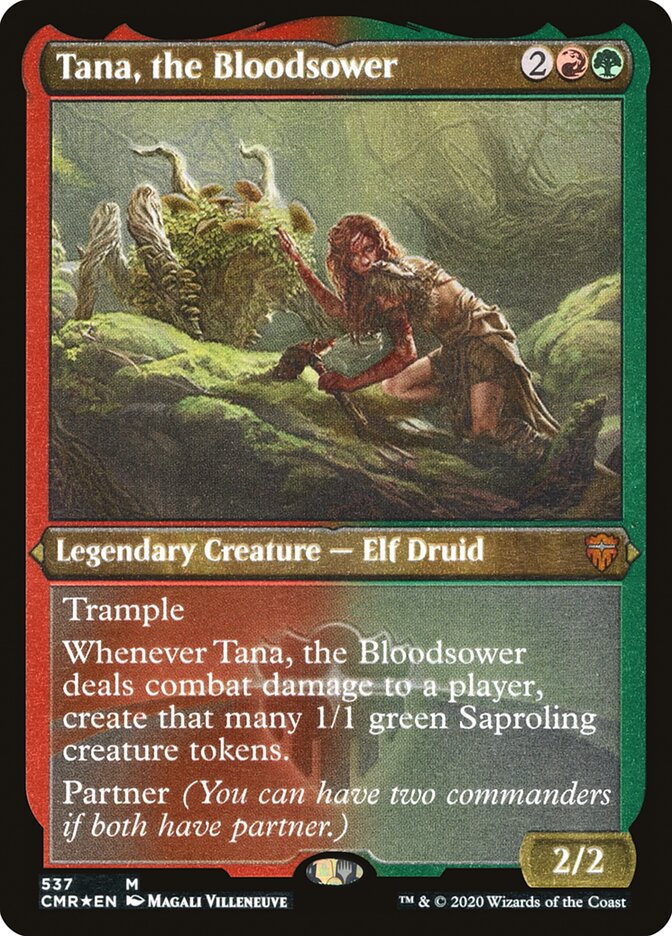 Tana, the Bloodsower (Etched) [Commander Legends] | Clutch Gaming