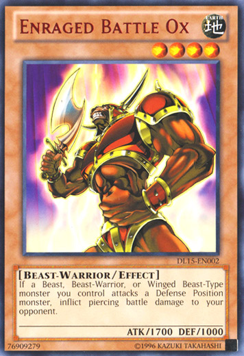 Enraged Battle Ox (Red) [DL15-EN002] Rare | Clutch Gaming