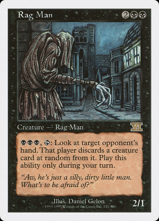 Rag Man [Classic Sixth Edition] | Clutch Gaming