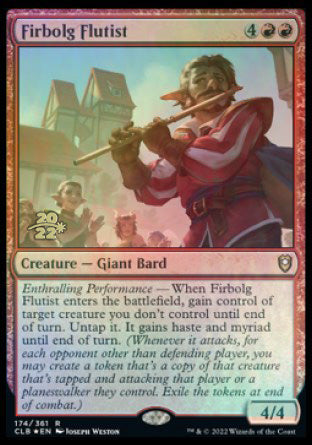 Firbolg Flutist [Commander Legends: Battle for Baldur's Gate Prerelease Promos] | Clutch Gaming