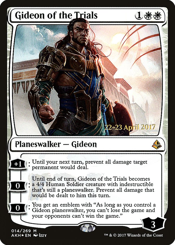 Gideon of the Trials [Amonkhet Prerelease Promos] | Clutch Gaming