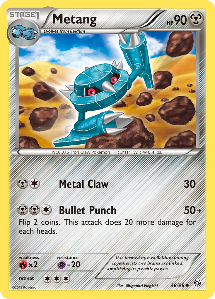 Metang (48/98) [XY: Ancient Origins] | Clutch Gaming