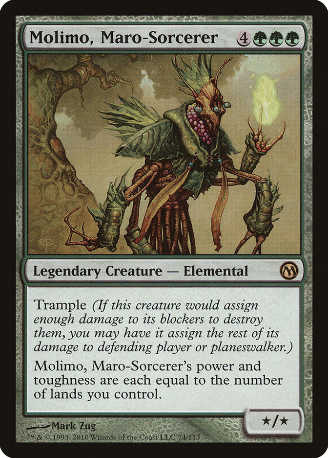 Molimo, Maro-Sorcerer [Duels of the Planeswalkers] | Clutch Gaming